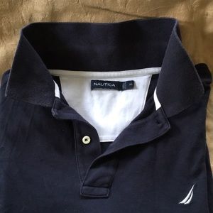 Men’s Nautica Classic  Navy Short Sleeve Polo